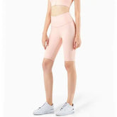 Second Skin Feel Workout Fitness Gym Biker Shorts Women High Waist THRIXINE