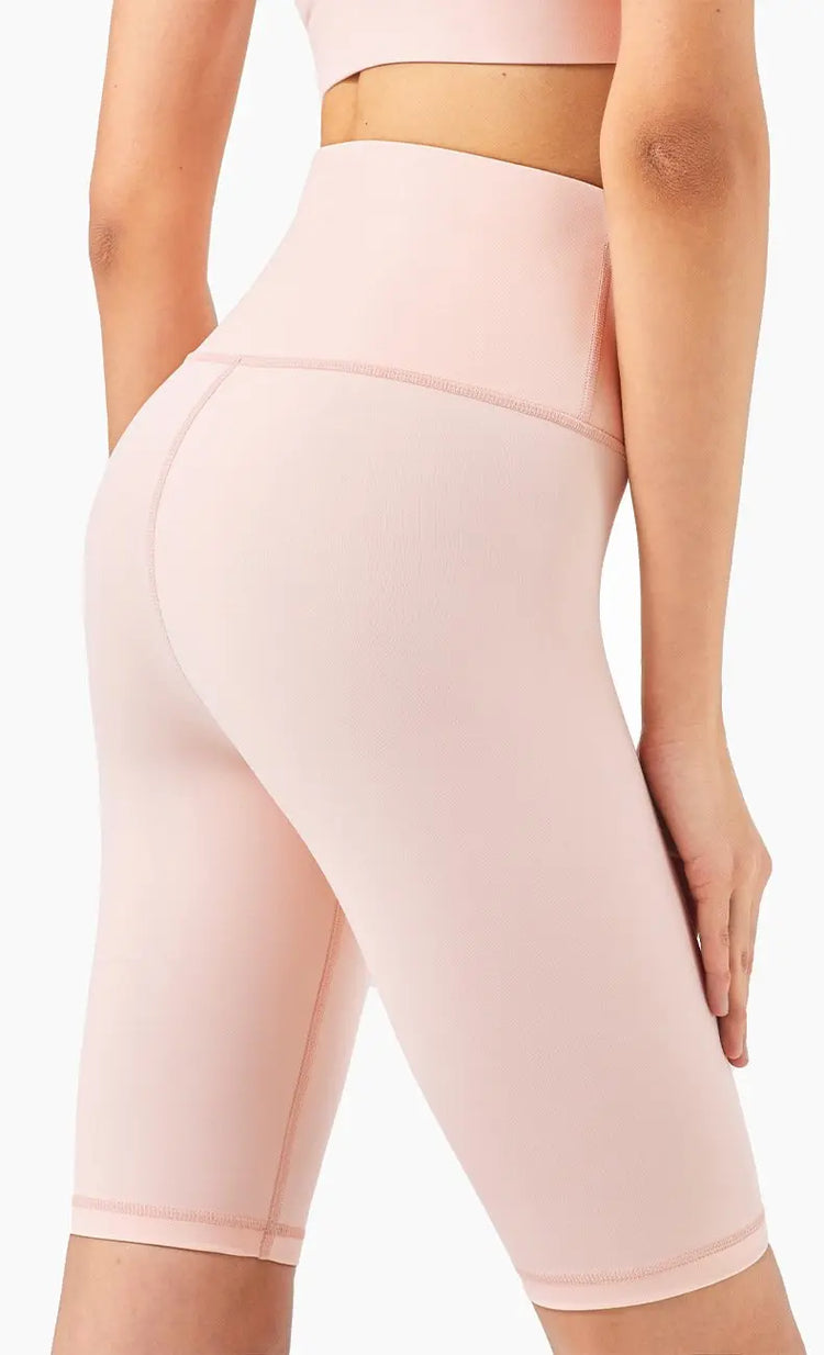Second Skin Feel Workout Fitness Gym Biker Shorts Women High Waist THRIXINE