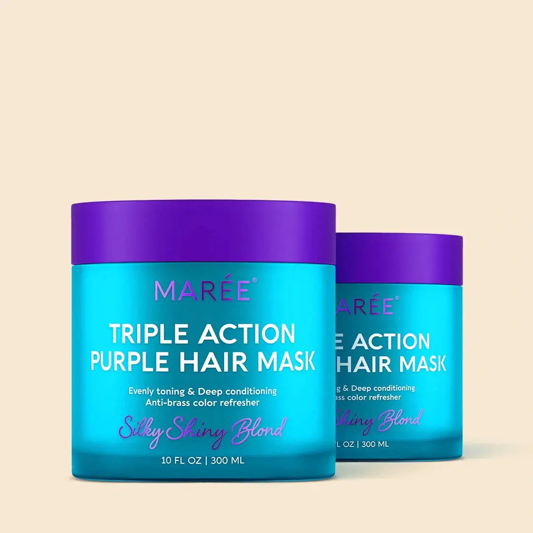 Purple Mask for Blonde Hair Maree