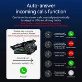 R1 Motorcycle Bluetooth Communication System Headset Helmet Speakers ROCKBROS-US