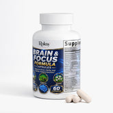 Brain Health Supplement for Focus & Clarity 60 ct – Nootropic Brain Support for Memory & Energy Roksy