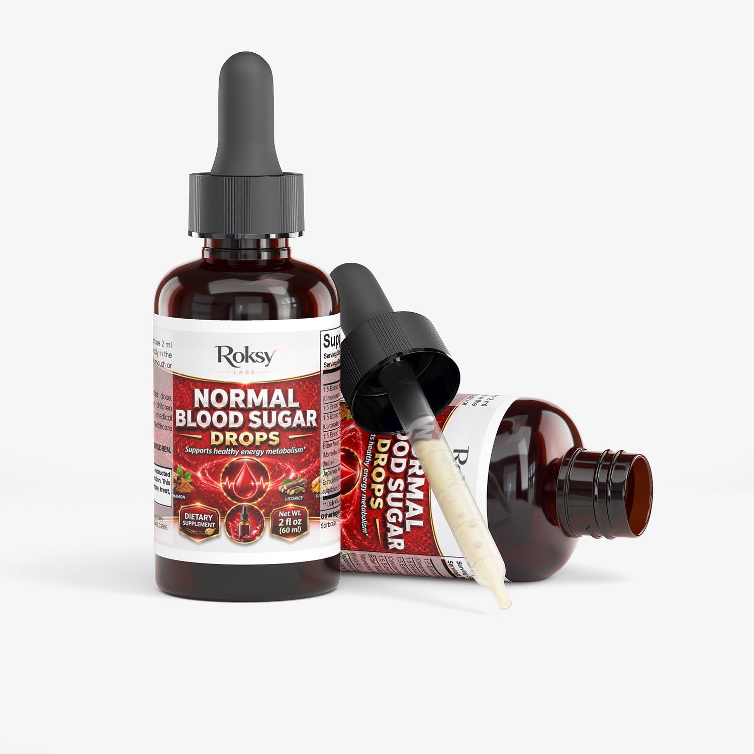 Normal Blood Sugar Drops for Glucose Control 60ml | blood glucose sugar level Roksy