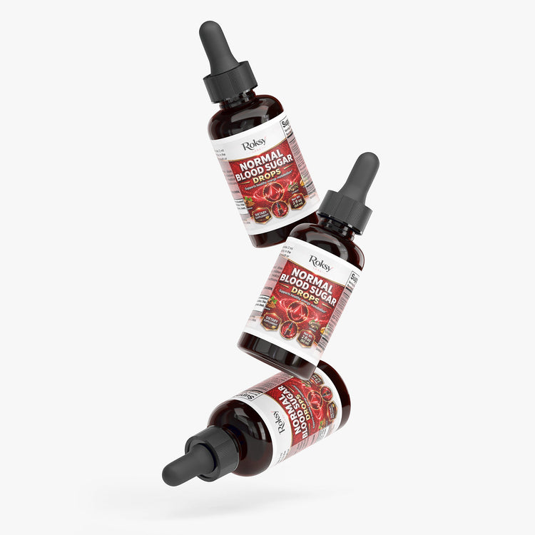 Normal Blood Sugar Drops for Glucose Control 60ml | blood glucose sugar level Roksy