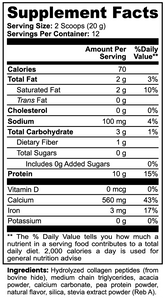 Grass Fed Collagen Peptides Creamer Vanilla Roksy