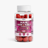 Premium Hair Skin & Nails Gummies - Collagen Supplements for Skin Health with Biotin 60ct Roksy