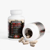 Ashwagandha Plus Dietary Supplement for Energy with KSM-66®, Maca & Ginseng – Stress, & Stamina Support | 60 Caps Roksy
