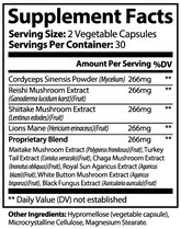 Mushroom 10X Capsules with Lion&