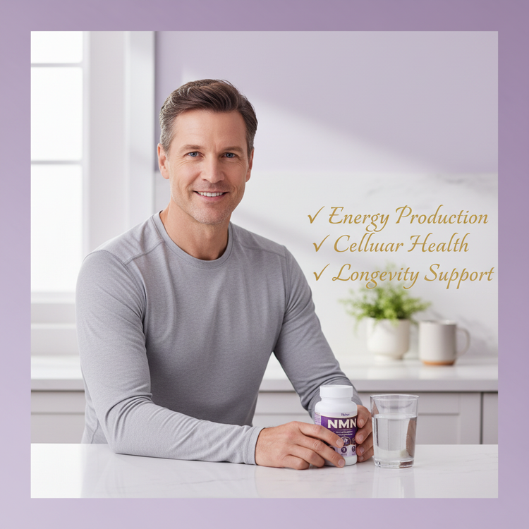 NMN Supplement for Energy Production & Cellular Health 500mg – Boost NAD+ (Longevity & Healthy Aging) 30 Caps Roksy