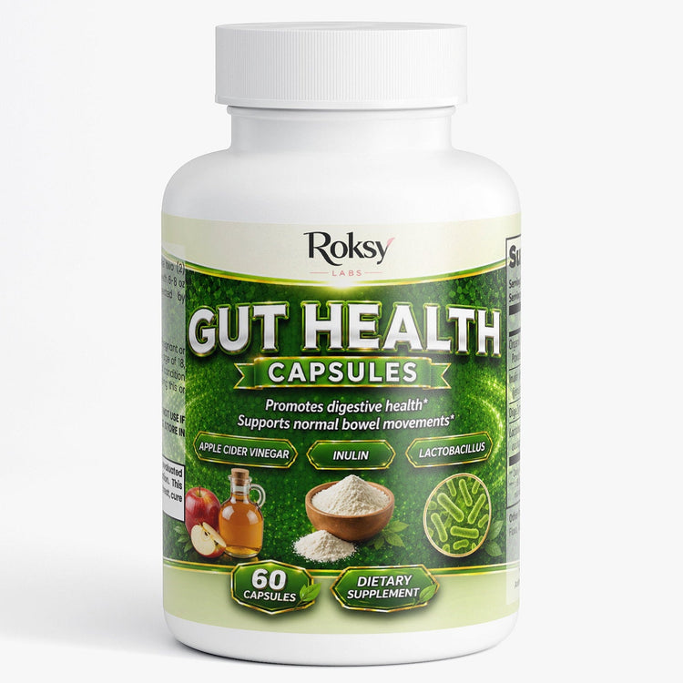 ROKSY Gut Health Probiotics for Gut Health Capsules, 60 ct Roksy