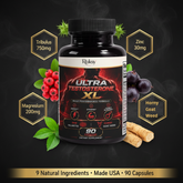 Ultra Testosterone XL | Natural Testosterone Booster 90 Capsules Roksy