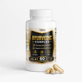 Ayurvedic Complex | Ashwagandha Turmeric Shilajit Brahmi Triphala | Digestive Health and Well-Being | 60 Capsules Roksy