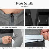 Men‘s Tencel Wool Cycling Jersey Breathable ROCKBROS-US