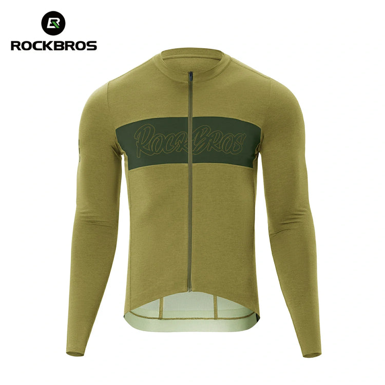 Men‘s Tencel Wool Cycling Jersey Breathable ROCKBROS-US