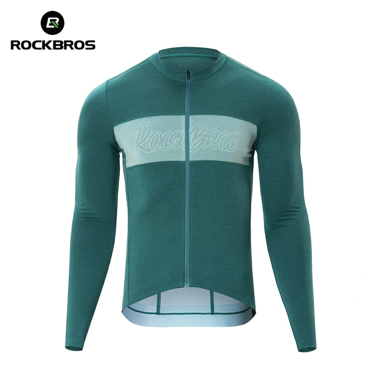 Men‘s Tencel Wool Cycling Jersey Breathable ROCKBROS-US