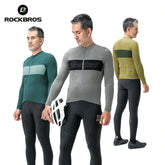 Men‘s Tencel Wool Cycling Jersey Breathable ROCKBROS-US