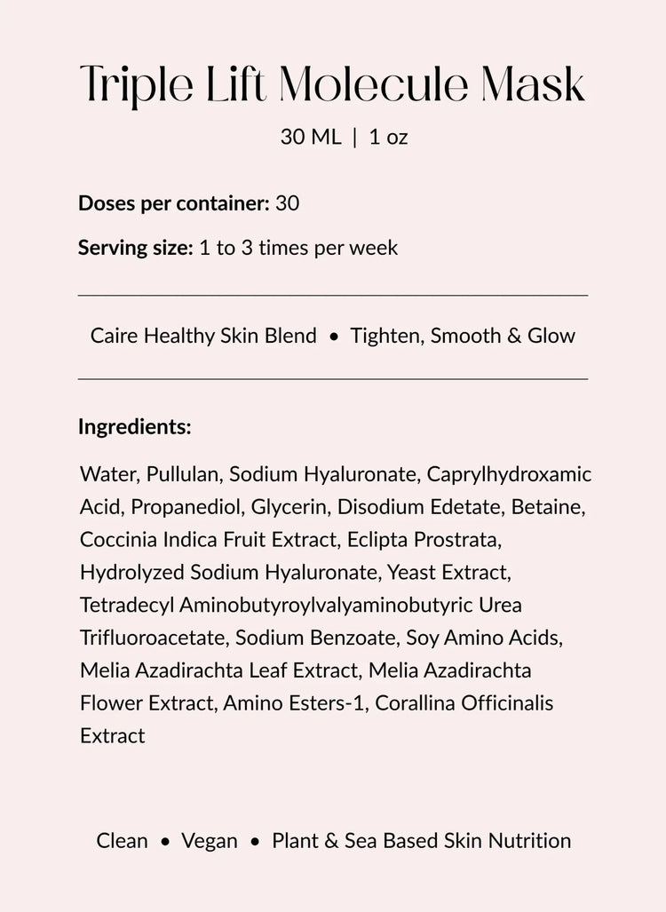 Triple Lift Molecule Mask Caire Beauty