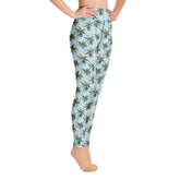 Womens Tropical Flamingo Yoga Leggings by Tropical Seas Clothing VYSN