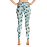 Womens Tropical Flamingo Yoga Leggings by Tropical Seas Clothing VYSN