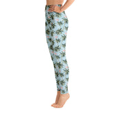 Womens Tropical Flamingo Yoga Leggings by Tropical Seas Clothing VYSN