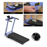DeerRun All-New 2026 A1 Pro Move+  6% Incline Foldable Treadmill——Upgraded Chip & NFC Support | 350Lbs, 10mph Blue DeerRun®