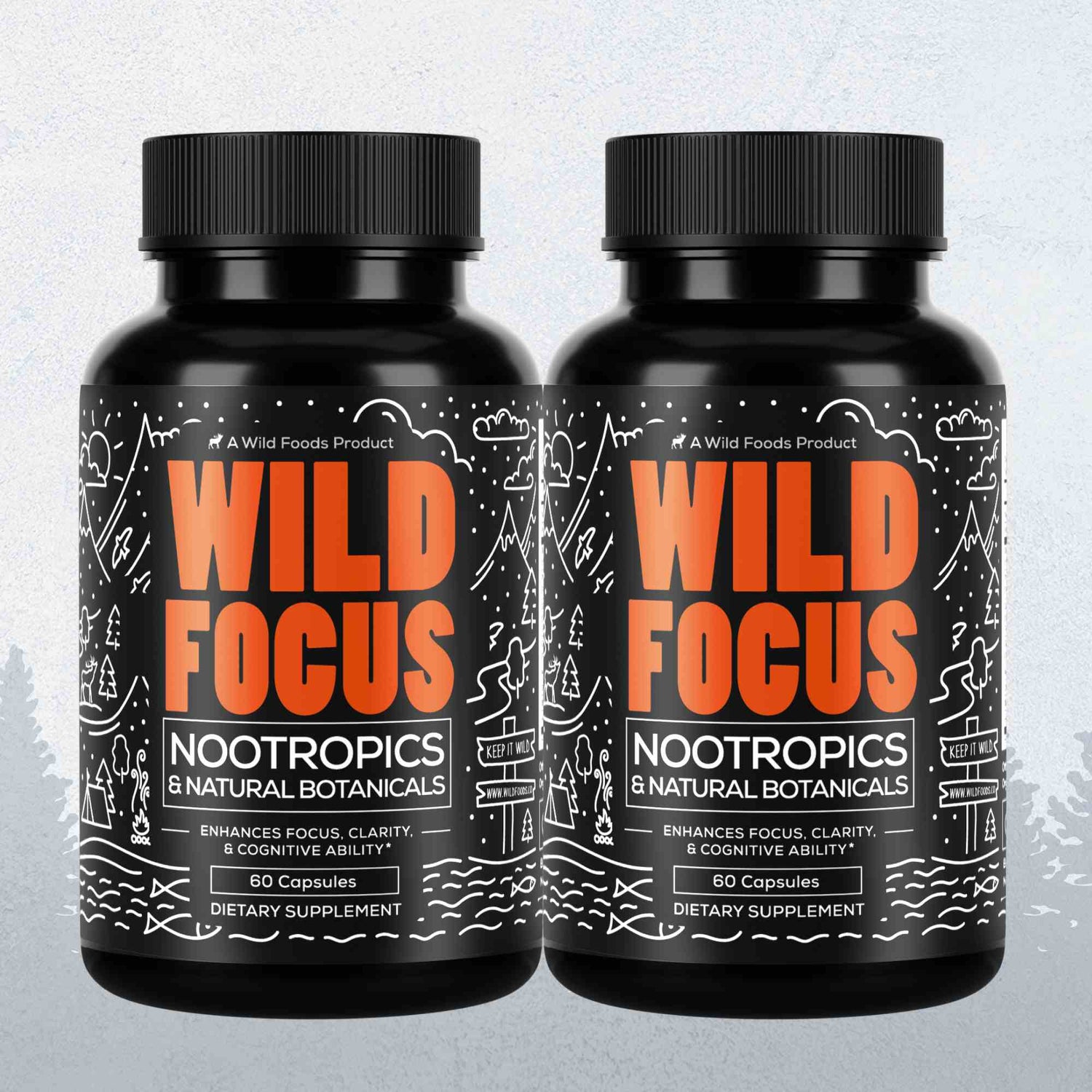 Focus Nootropic Blend, 30 servings – Cognitive Support for Memory & Focus Wild Foods