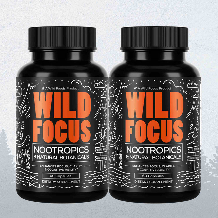 Focus Nootropic Blend, 30 servings – Cognitive Support for Memory & Focus Wild Foods