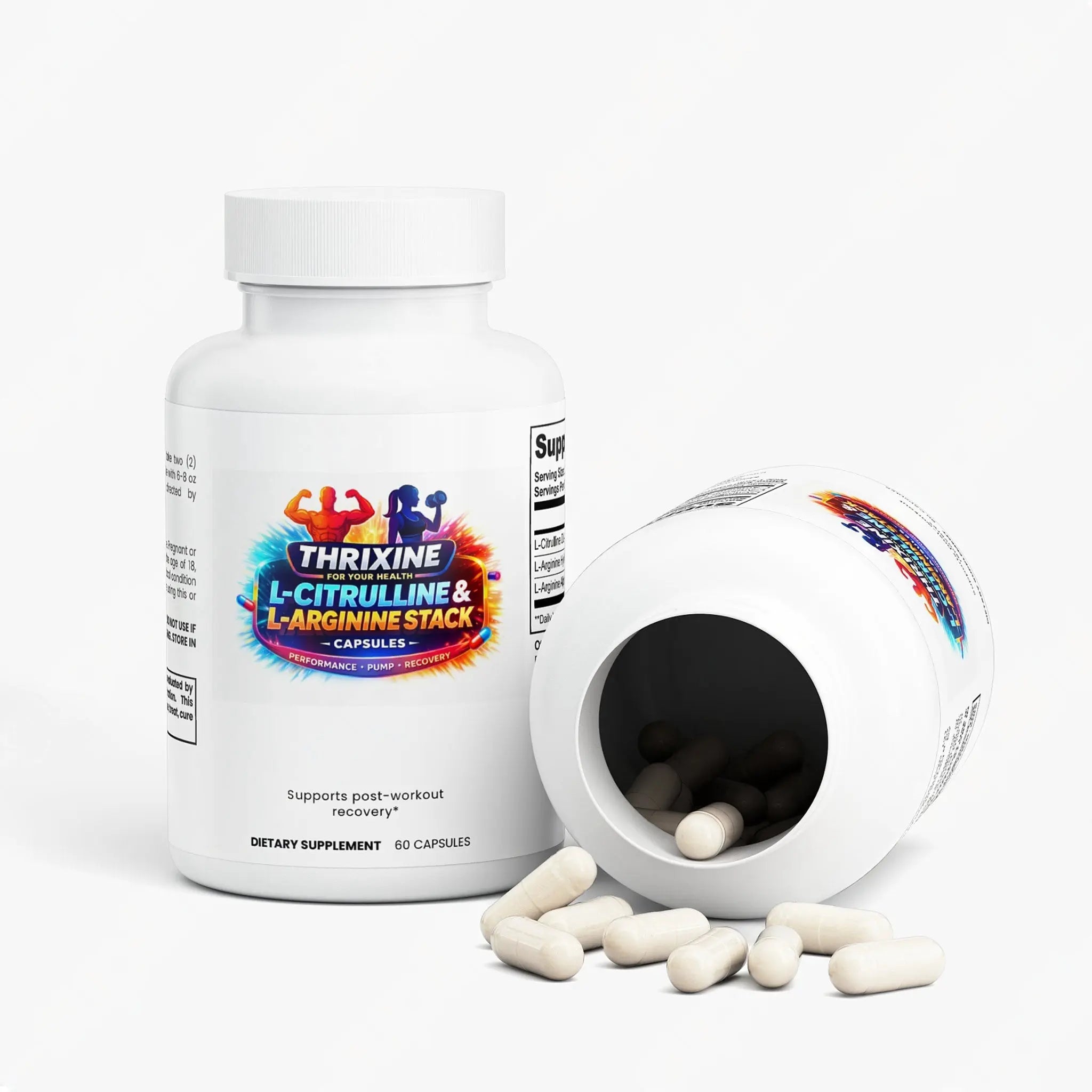 L-Citrulline & L-Arginine Stack -  Made with Love in the USA THRIXINE