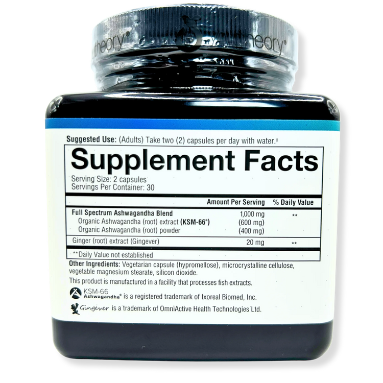 Youtheory Ashwagandha 1000mg – Stress Relief, Mood Support & Natural Energy – 60 Capsules Loopwell Market